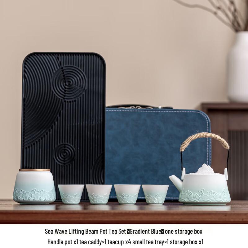 

Portable Ceramic Travel Tea Set