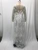 2025 Spring European & American Off-Shoulder Bridal Wedding Evening Gown for Women
