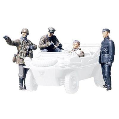 Tamiya 1/35 Military Miniature Series No. 253 German Army Tank Unit Frontline Reconnaissance Team Plastic Model 35253