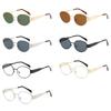 Women's Trendy Retro Oval Polarized Sunglasses - Hip-Hop Street Style