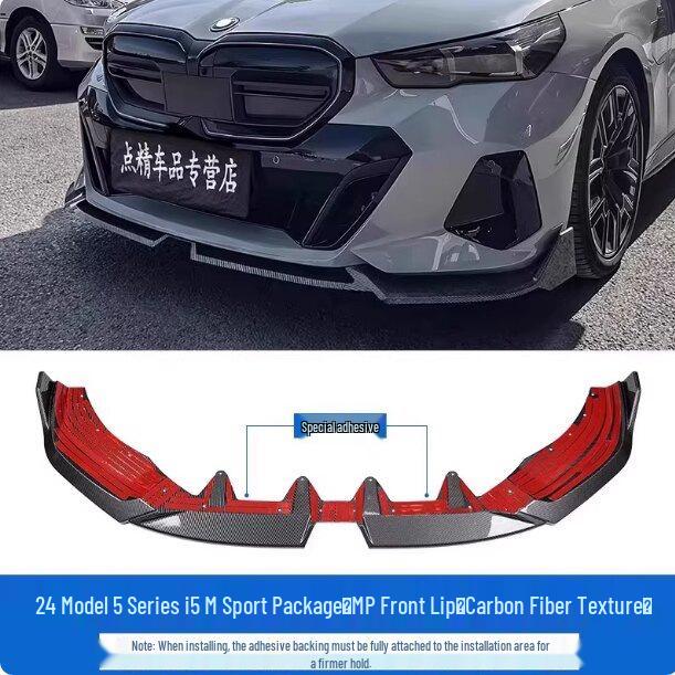 BMW New 5 Series i5 Front & Rear Bumper Protector Kit - Black Warrior Edition