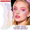 DIY Laser Freckle Tattoo Sticker Fish Scale Moon Star Face Tattoo Sticker  Party