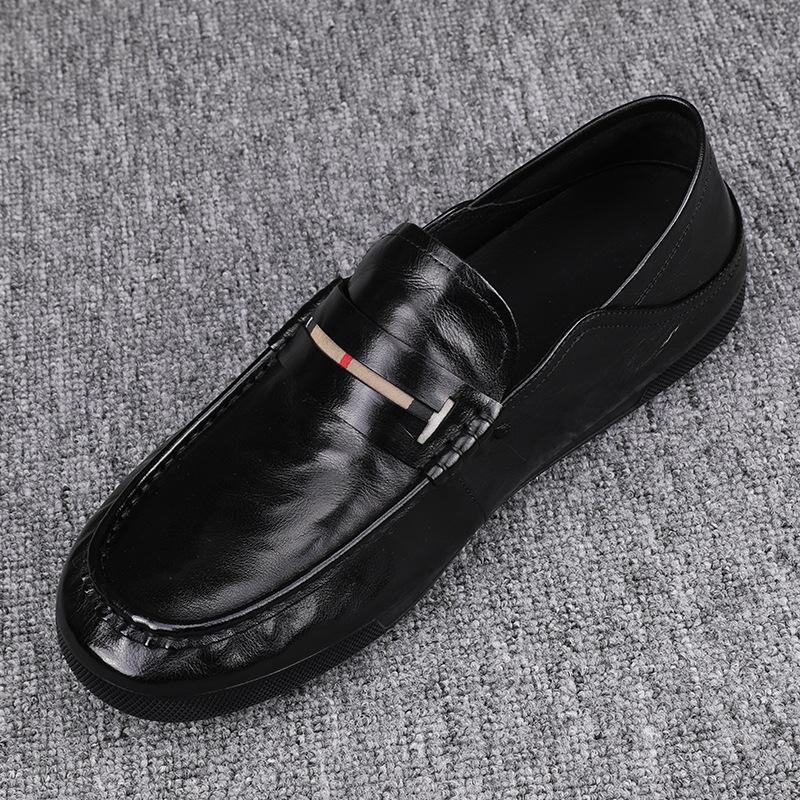 Genuine Leather Men's Loafers Slip-on Men's Casual Shoes New Wear-resistant Male Flats 2025 Hot Sell Shoes for Men Tenis Hombres