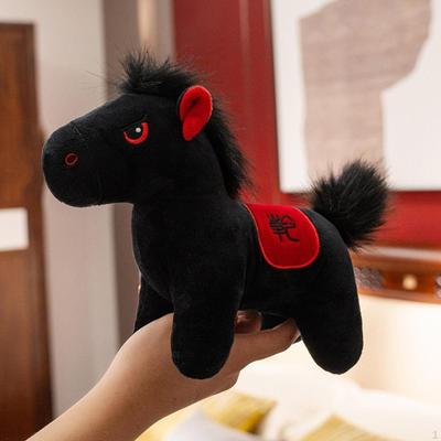 Brinquedo de Cavalo de Pelúcia Adorável Ornamento do Ano para Adultos Meninos Meninas Crianças 12CM