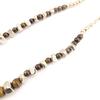 Les Trésors De Lily [C5021] - Collier Créateur 'Kilimanjaro' Marron Argenté
