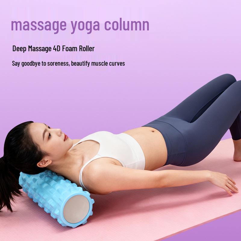 Hollow Wolf Tooth Yoga & Pilates Foam Roller for Muscle Relaxation