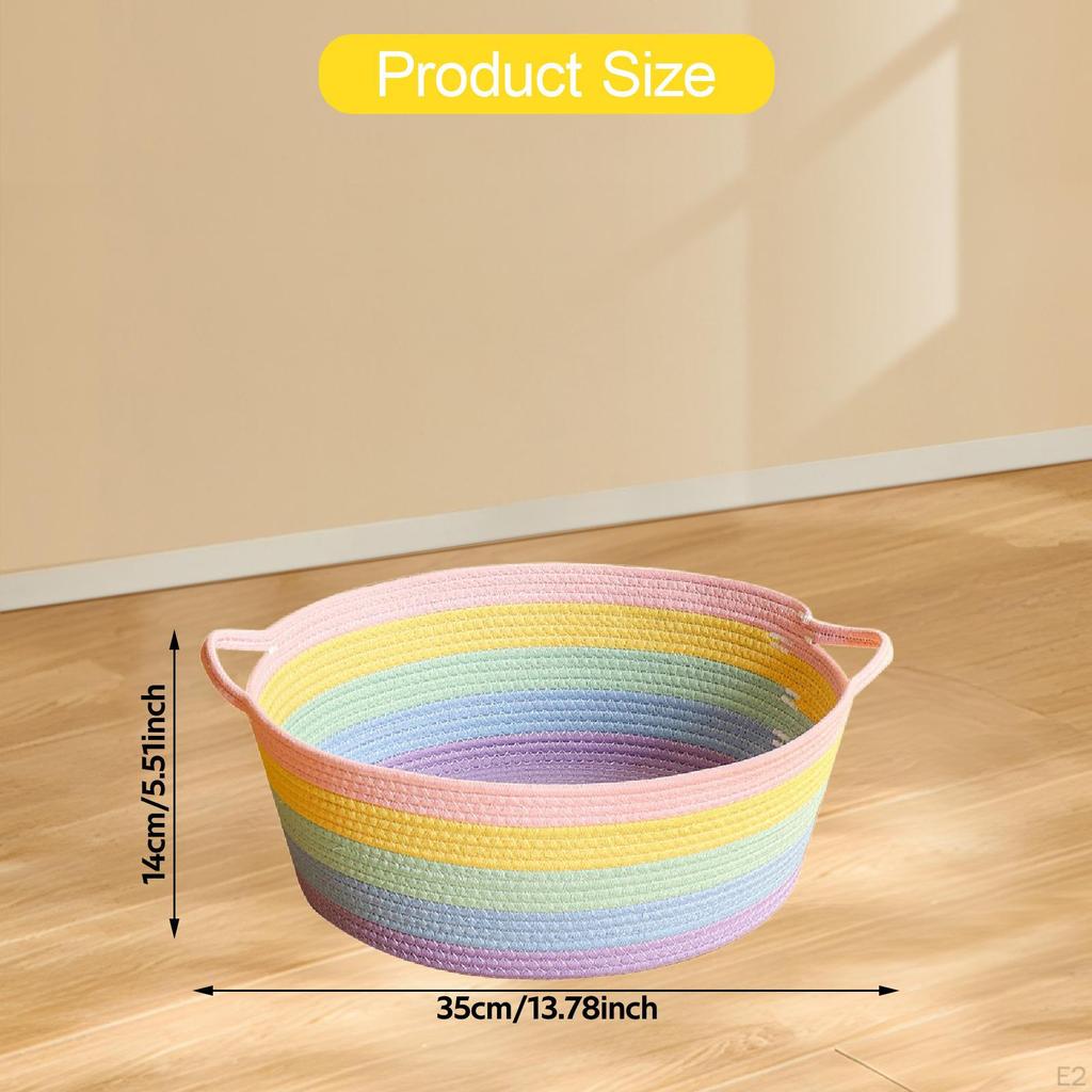 Handvävd Kattsäng Korg Klösbräda Andningsbar Reptålig Dekorativ Sovplats Hus Husdjur