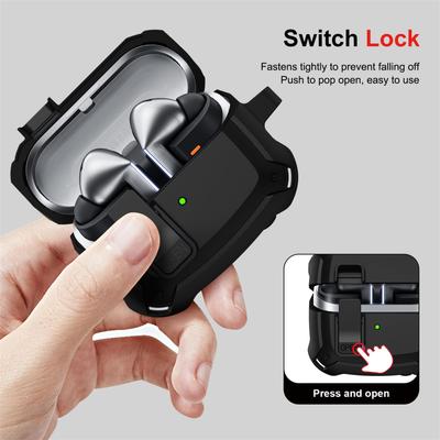 Nou pentru Samsung Galaxy Buds 3 /Buds 3 Pro Husă cu Kit de Curățare Husă Moale Protectoare cu Închidere Sigură Accesorii cu Breloc