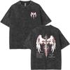 Křesťanské náboženské Ježíš Král slávy Oprané tričko Letní Pánské Dámské Módní Oversized Streetwear Pánské Vintage trička Topy