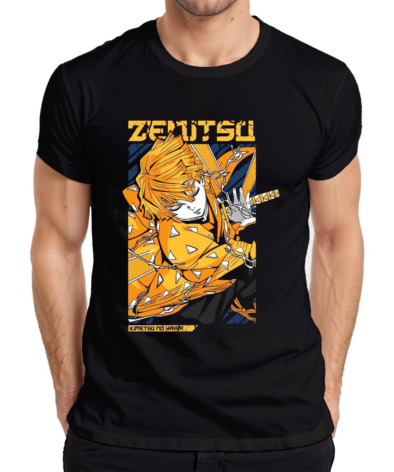 Zenitsu Kimetsu no Yaiba Blitz Schwert Anime Dämonenjäger Japan Y2K Streetwear H L
