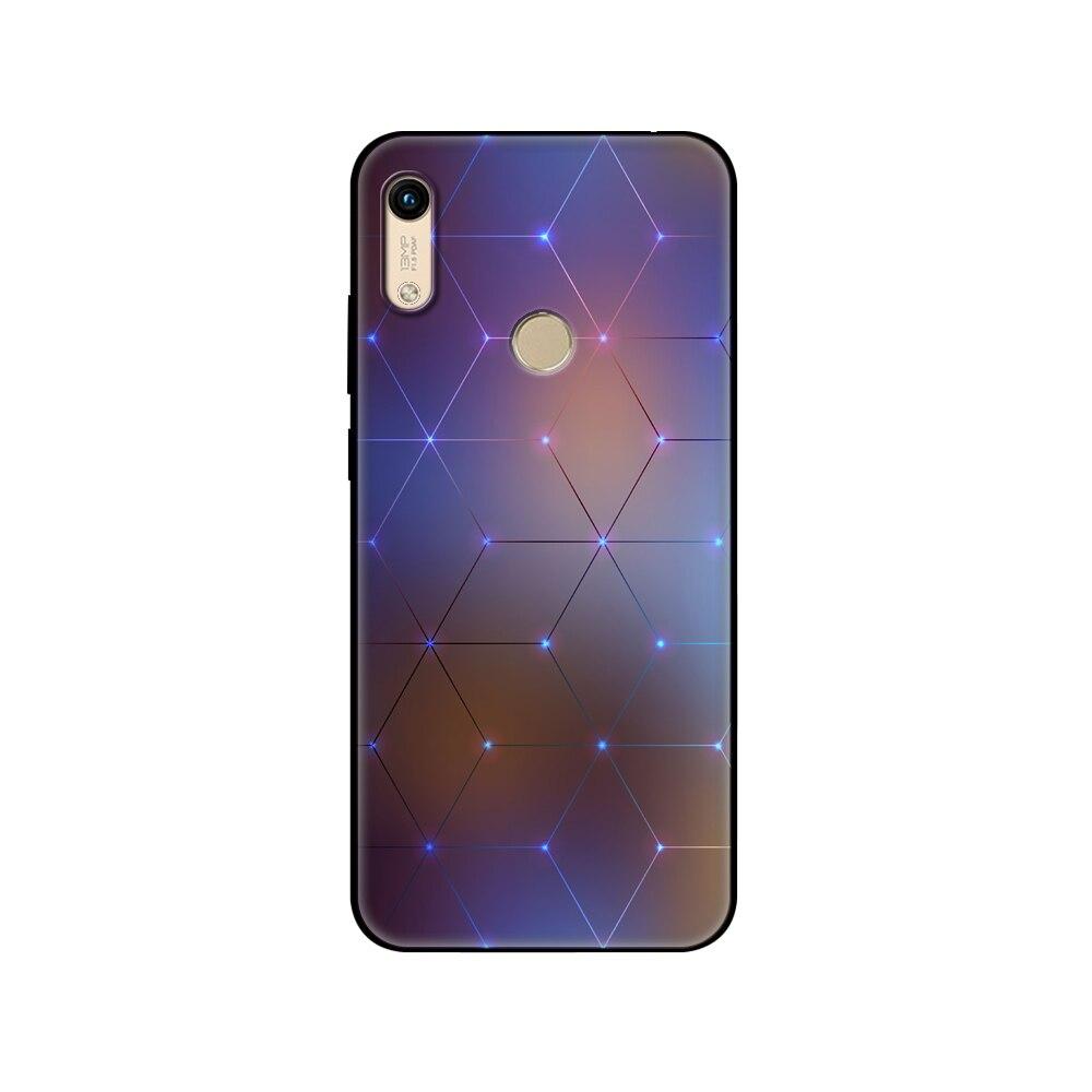 Für Honor 8A Hülle Für huawei Honor 8A prime Hülle Silikon TPU Rückseite Handyhülle schwarze TPU Hüllepink Anime Weltraum Auto