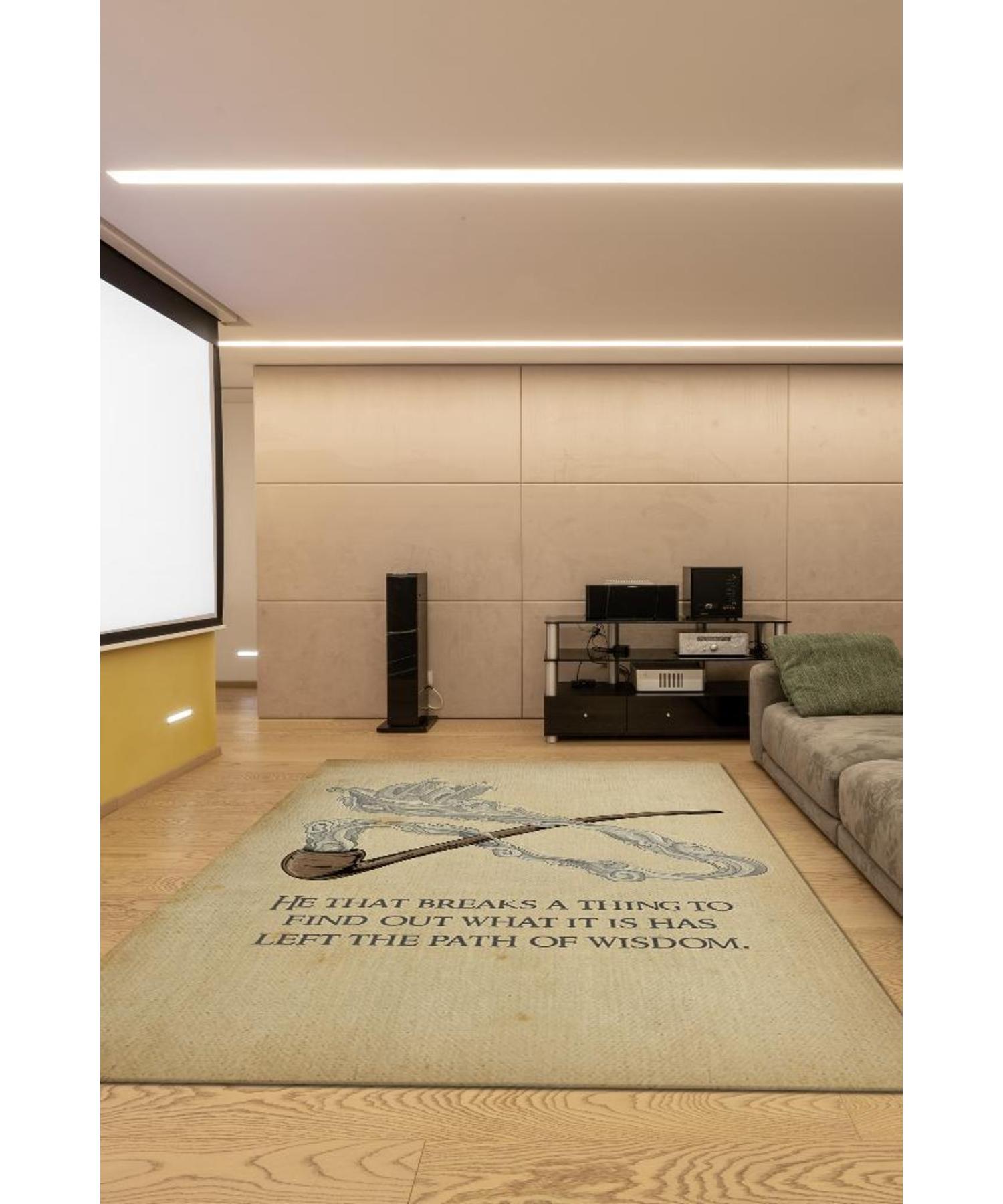 

Моющийся нескользящий тканый коврик Way of Wisdom из фильма «Властелин колец»