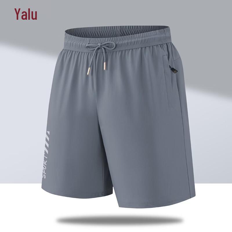 Yalu Men s Ice Silk High-Elastic Casual Shorts 6XL