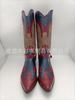 Men'S Knight Point Embroidered Medium Tube Versatile Men'S Boots 38 To 48