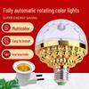 LED Rotating Magic Ball Light Bulb E27, Multi-Color Stage & KTV Light with Laser Flashing Effects.