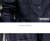 Glanlu Men's Long Sleeve Denim Workwear Shirt Jacket - New Autumn Trend