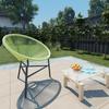VidaXL Garden Chair Acapulco Woven Resin Green