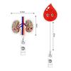 New Style Cute Cartoon Retractable Nurse Badge Reel Clip Badge Holder Students Doctor ID Card Holder Keychain Gift