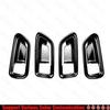 -  For Toyota Corolla Bright Black Car Inner Door Handle Bowl Frame Trim