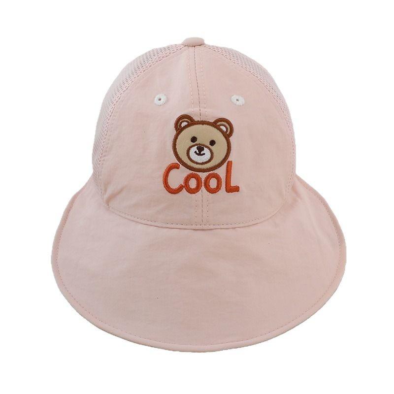 Summer Baby Sun Cap Baby Sun Hat For Girls And Boys Outdoor Neck Ear Cover Anti Uv Kids Beach Caps Bucket Cap 0-3 Years
