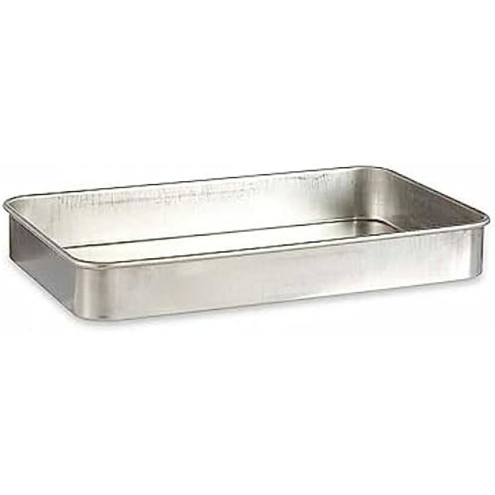 Plat à gratin - Argenté - Aluminium - 32 x 7 x 51,5 cm