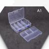 1Pcs Partitions Adjustable Handicraft Parts Classification Box Multi‑Lattice Transparent Storage Box Convenient To Use
