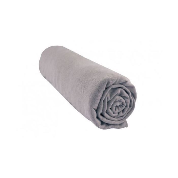 Easy dort - drap housse 90x190/200 cm - noisette - 100% coton bio - fabriqué en europe - labellisé oeko-tex standard 100