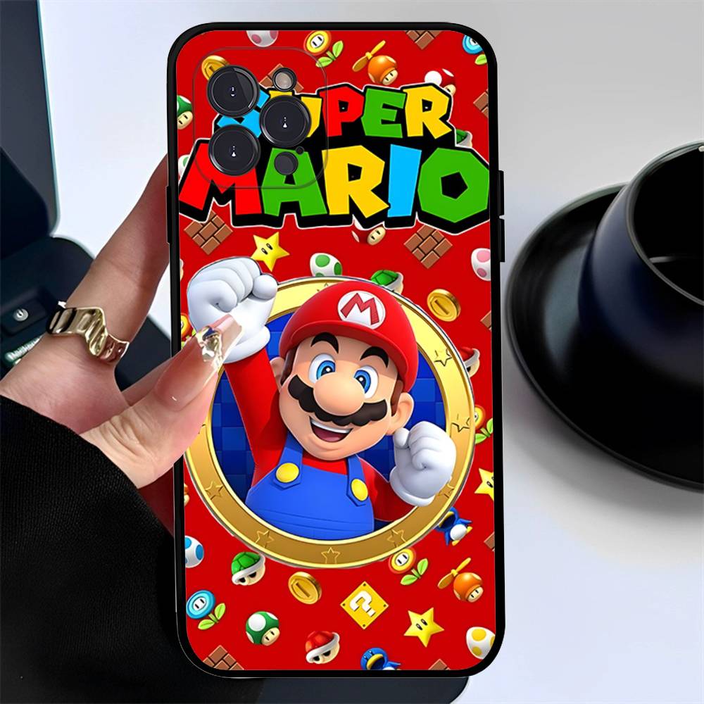 

Магический Супер Марио Мультяшный Чехол Для Телефона Для IPhone 17 16 14 15 13 12 11 Pro Max Plus Силиконовый Мягкий Чехол iPhone 17