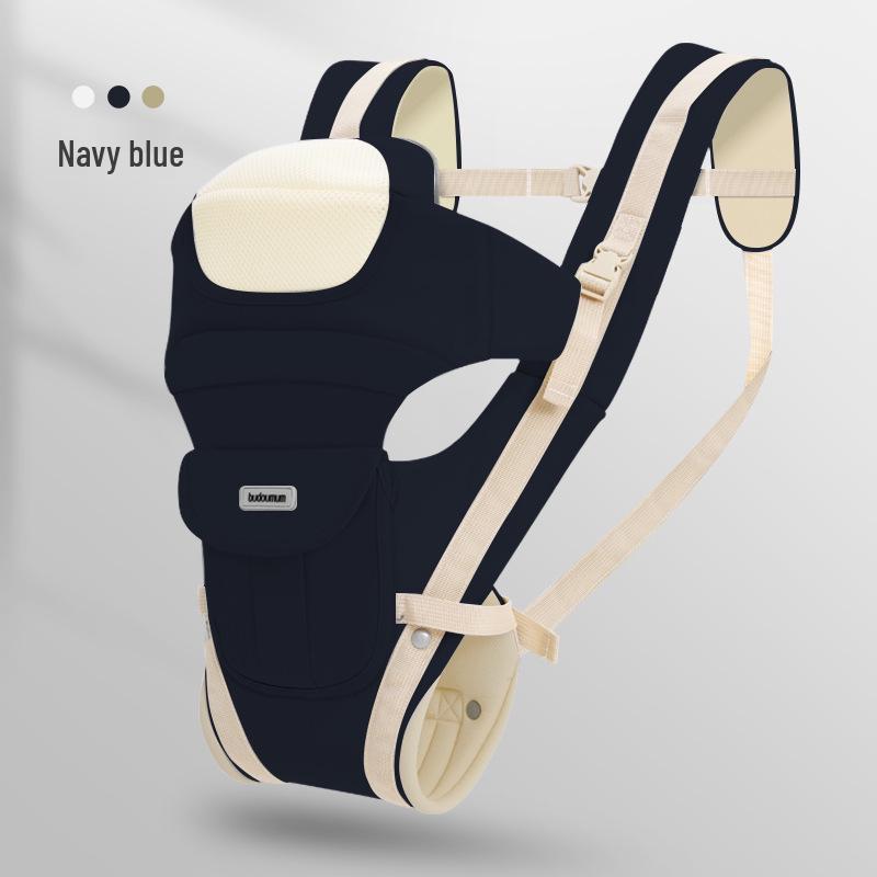 Lightweight 4-Season Baby Carrier with Waist Stool - Multifunctional, Two-Way, Hands-Free Design