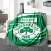 Custom Name Getafe FC Crest Blanket for Couch & Bed, Plush Cozy Fuzzy Blanket Super Soft & Warm Blankets for Fall and Winter. 0908249