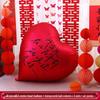 Extra Large Heart Balloon Honeymoon & Wedding Decoration Set