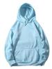 In Stock 2024 Women's Solid Color Loose Fit Hooded Sweatshirt with Plus Velvet for Autumn & Winter