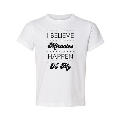 Ich glaube, Wunder passieren mir Inspirierendes Christliches Unisex T-Shirt Für Eve