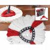 Rosfix Obrotowy Wkład do Mopa 38 cm – Mikrofibra | Zestaw 3 Sztuk | Pasuje do Vileda i Easy Wring and Clean