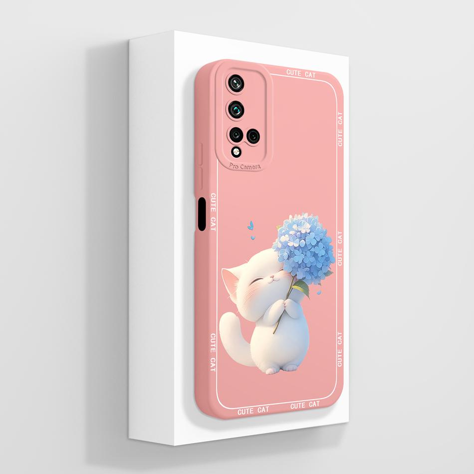 

For Huawei Nova 5T Phone Cover Creative Design Full Protection Case For Huawei Nova5T Soft Liquid Silicone Shockproof Shell Capa Huawei nova 5T