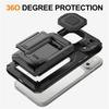 Armor Shockproof Bracket Cover for Iphone 17 Pro Max Iphone17 Air 5G Wallet Card Slots Credit Card Stand Holder Case