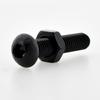 ISO7380 Allen Hexagon Hex Socket Button Round Head Screw Nut Kit M2 M3 M4 M5 M6 Black Grade 10.9 Carbon Steel Bolt Nut Set