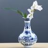 Antique Blue and White Chinese Porcelain Vase - European & American Handicraft for Flower Arrangements