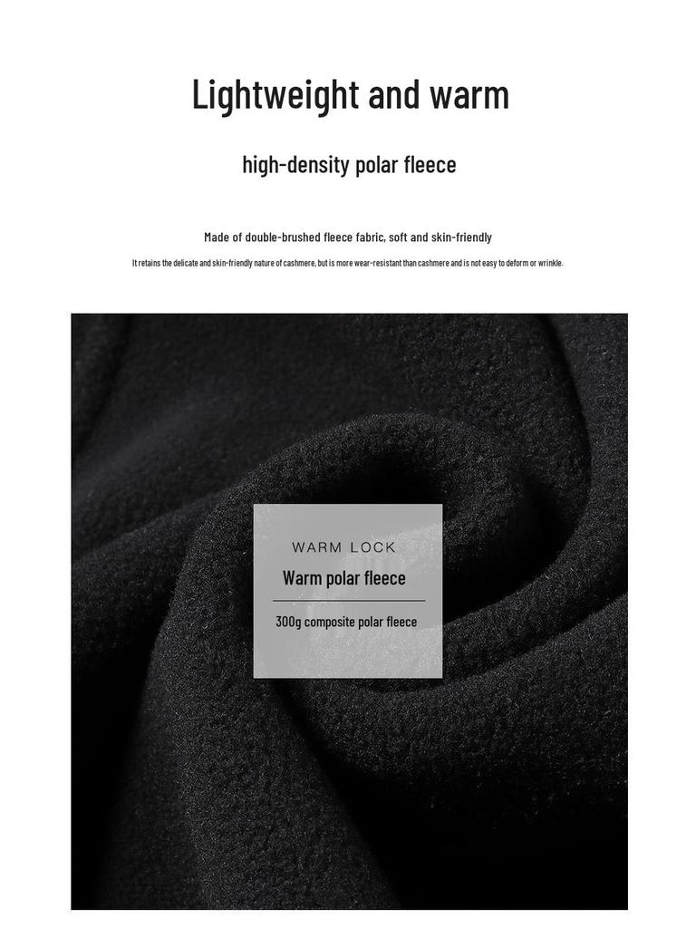 Herren Fleece-gefütterte ärmellose Weste - Herbst/Winter lässige Sport-Außenbekleidung