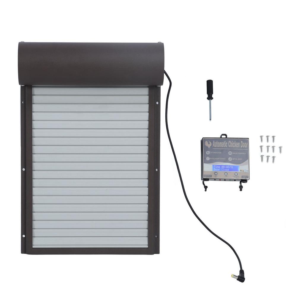 Battery Operated Automatic Chicken Coop Door Auto Chicken Coop Door Opener with Timer for Duck