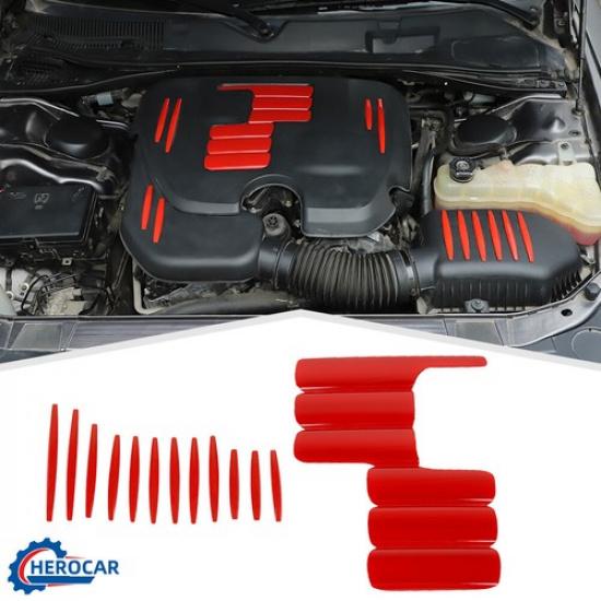 For Dodge Challenger Charger 2009-23 Engine Shroud Hood Cover Panel Trim Molding