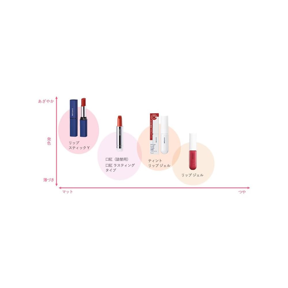 CHIFURE Lip Gel Lipstick Fragrance-Free 213 Rose Pearl 4.3g
