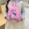 Adorable Cartoon Rainbow Unicorn Backpack For Kids With Magical Design And Playful Colors