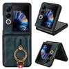 For ZTE Nubia Flip2 5G A404ZT Case Wristband Kickstand Leather+PC+TPU Phone Cover with Bottle Opener