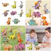 DIY 3D Dinosaur Building Set For Toddlers 3+ Years Develop Hand Eye Coordination Through Imaginative Play