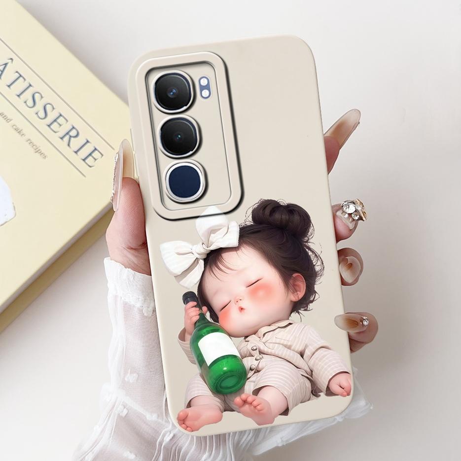 For Vivo Y19s Case V2419 New Unique Candy Painted Cover 6.68'' Shockproof Phone Case For Vivo Y19s Y 19 s VivoY19s 4G Soft Shell