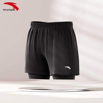 Men's Quick-Dry Double-Layer Swim Trunks