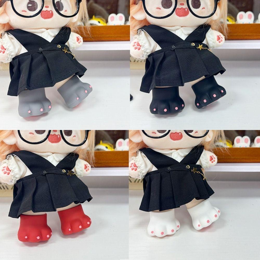 Cotton Doll's Shoes 20cm Board Shoes Cartoon Soft Rubber Shoes  Birthday Gifts