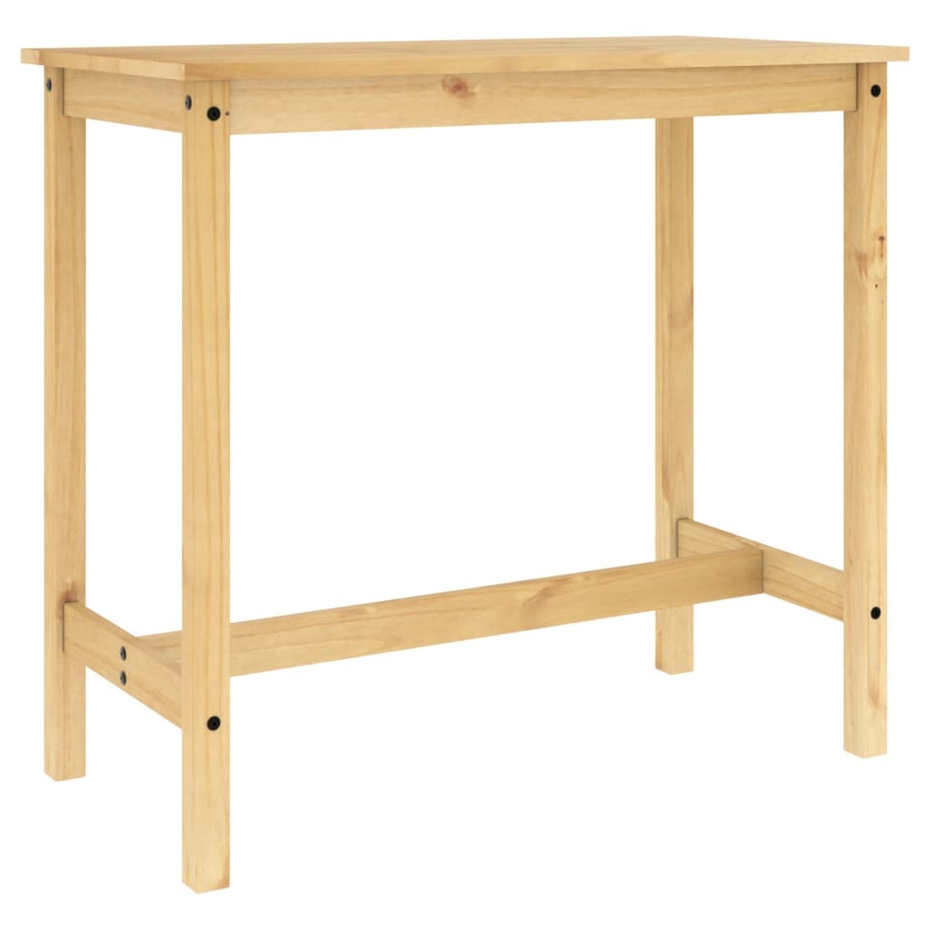 5 Piece Bar Set Solid Pine Wood