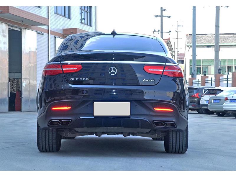 16-19 Mercedes-Benz GLE Coupe AMG GLE63 Rear Lip Dual Exhaust Tailpipe